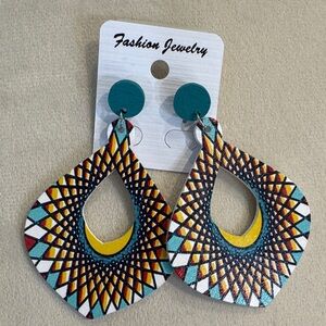 Colorful Geometric Earrings